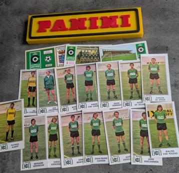 PANINI FOOTBALL 76 CERCLE BRUGGE  18x STICKERS 1976 beschikbaar voor biedingen