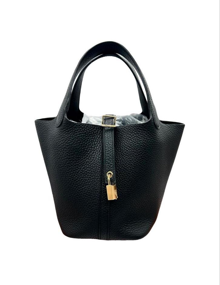 Hermes Picotin 18, Handtassen en Accessoires, Tassen | Damestassen, Nieuw, Handtas, Zwart, Ophalen of Verzenden