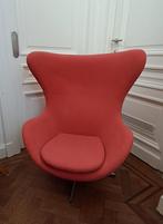 Egg chair kopie Arne Jacobsen, Ophalen, Gebruikt, Minder dan 75 cm, Metaal