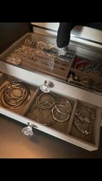 Juwelen verzamel doos, Handtassen en Accessoires, Beautycases, Nieuw, Grijs, Verzenden