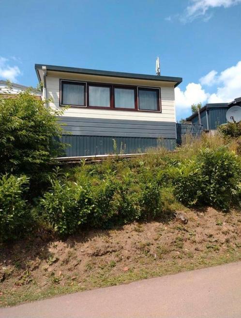 Stacaravan met aanbouw te koop, Caravans en Kamperen, Stacaravans, tot en met 6, Ophalen