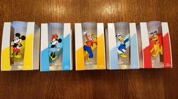 Disney glazen nieuw volledige set van 5 stuks.  beschikbaar voor biedingen