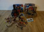Lot Playmobil: 2 kastelen + grote draak + varia, Ophalen, Zo goed als nieuw, Los Playmobil