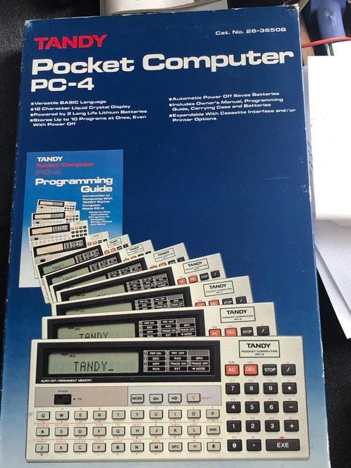Tandy trs-80 PC-4 in nieuwstaat + 1KB extra geheugen, Computers en Software, Vintage Computers, Ophalen of Verzenden
