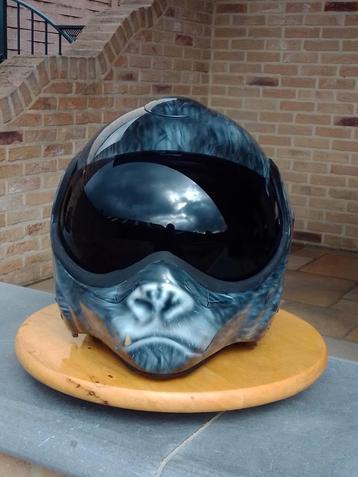 Roof Boxxer helm met custom airbrush UNIEK beschikbaar voor biedingen