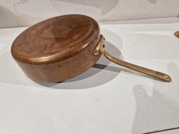 Koperen xl sauspan De Groote Oostende,  made in france  beschikbaar voor biedingen