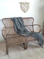 Vintage rotan bank jaren '60, Huis en Inrichting, Ophalen, Gebruikt, Riet of Rotan, Vintage boho style