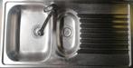 Spoelbak rvs Franke met afdruipzone, Huis en Inrichting, Ophalen, Gebruikt