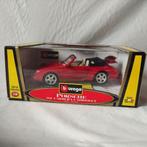 Burago Porsche 911 Carrera Cabriolet, Ophalen of Verzenden, Zo goed als nieuw, Auto, Burago