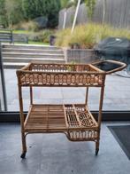 Een vintage rotan drankentrolley of barwagen, Antiek en Kunst, Ophalen