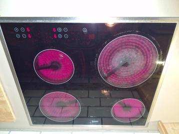 kookplaat zanussi, Elektronische apparatuur, Fornuizen, Ophalen, Gebruikt, Minder dan 85 cm, Keramisch