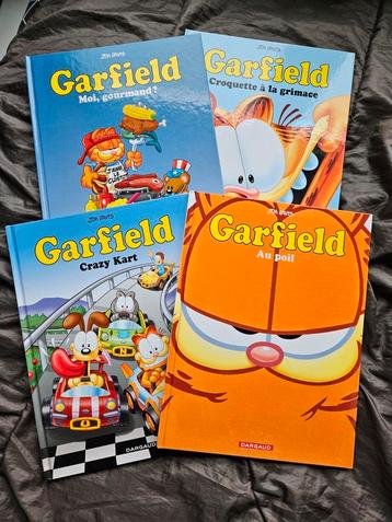 4 stripverhalen Garfield in het frans/ 4 BD Garfield