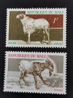 Mali 1969 - animaux - bouc et bélier **, Timbres & Monnaies, Timbres | Afrique, Enlèvement ou Envoi, Non oblitéré, Autres pays