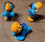 Los Pappagalos: 3 figuurtjes, Ophalen of Verzenden, Gebruikt