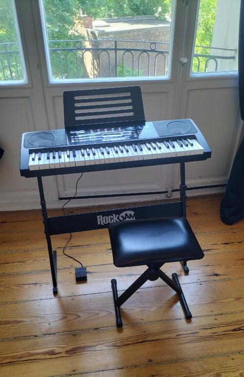 Piano éléctrique, Muziek en Instrumenten, Piano's, Zo goed als nieuw, Piano, Zwart, Ophalen