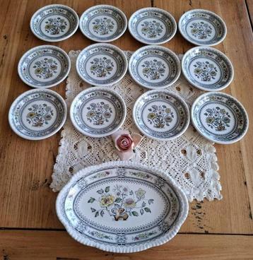 Bonbonschaaltje + 12 petit four bordjes, Dorset, Wood & Son beschikbaar voor biedingen