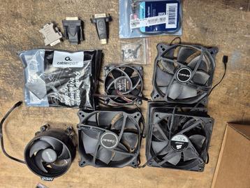 Computer fans, verloopstekkers beschikbaar voor biedingen