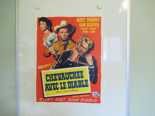 Affiche du film RIDE CLEAR OF DIABLO, Collections, Posters & Affiches, Comme neuf, Cinéma et TV, A1 jusqu'à A3, Rectangulaire vertical