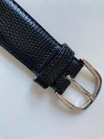 Zwarte lederen riem, Andere, 95 tot 105 cm, Ophalen of Verzenden, Zo goed als nieuw