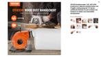 Vevor Stofzuiger - Shop vac wood working, Stofzuiger, Nieuw, 2000 watt of meer, Ophalen