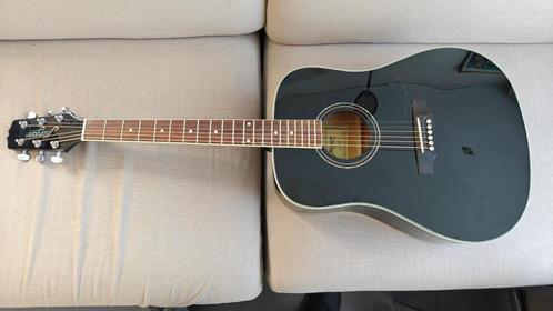 gitaar morgan W 104Bk, Muziek en Instrumenten, Snaarinstrumenten | Gitaren | Akoestisch, Zo goed als nieuw, Western- of Steelstringgitaar