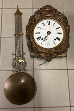 Klok , voor herstelling of onderdelen : 6 Kg , veel Koper, Antiek en Kunst, Ophalen of Verzenden