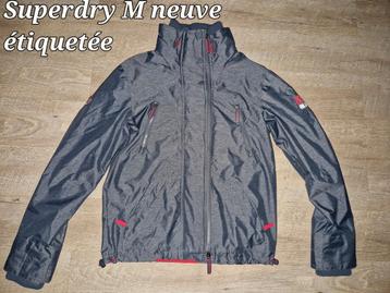 Veste Superdry gris et rouge M neuve étiquetée  beschikbaar voor biedingen
