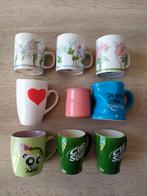 Tasses mugs de différentes tailles et modèles, Comme neuf, Tasse(s) et/ou soucoupe(s), Céramique, Enlèvement ou Envoi