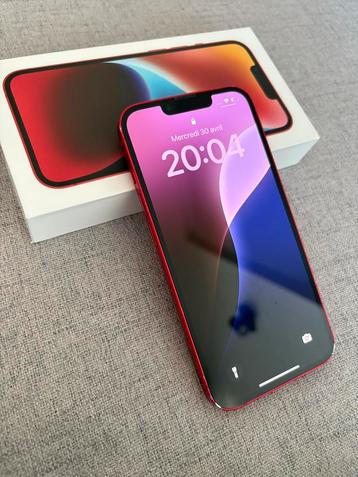 Iphone 14 rouge 256 giga, Télécoms, 88 %, Enlèvement, Utilisé, Sans abonnement