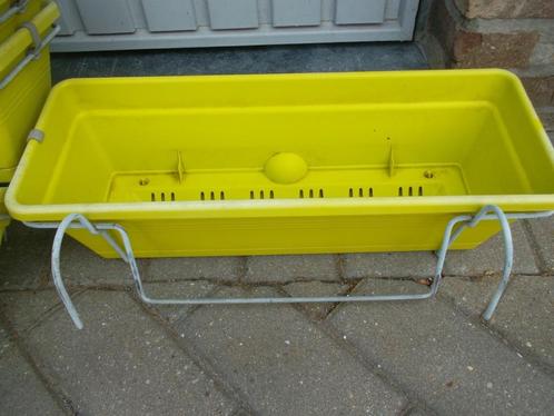 6 bloembakken als nieuw,,,, Tuin en Terras, Bloembakken en Plantenbakken, Nieuw, Kunststof, Balkon, Tuin, Minder dan 30 cm, 60 tot 100 cm