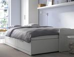 Ikea bed/banket, Huis en Inrichting, Slaapkamer | Bedden, Ophalen of Verzenden, Gebruikt, Wit, Verstelbaar