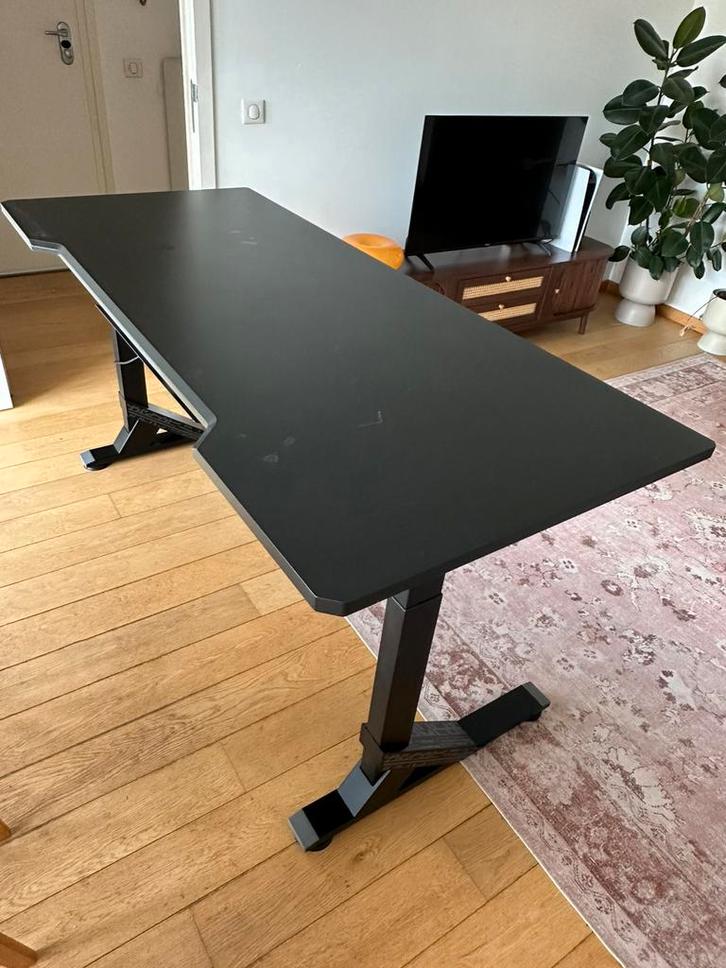 Bureau IKEA UPPSPEL, 180x80cm, hauteur ajustable électrique, Maison & Meubles, Bureaux, Utilisé, Bureau debout, Électrique, Réglable en hauteur