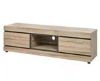 Tv kast in franse eik stijl., Ophalen, Franse eik, Glas, 150 tot 200 cm