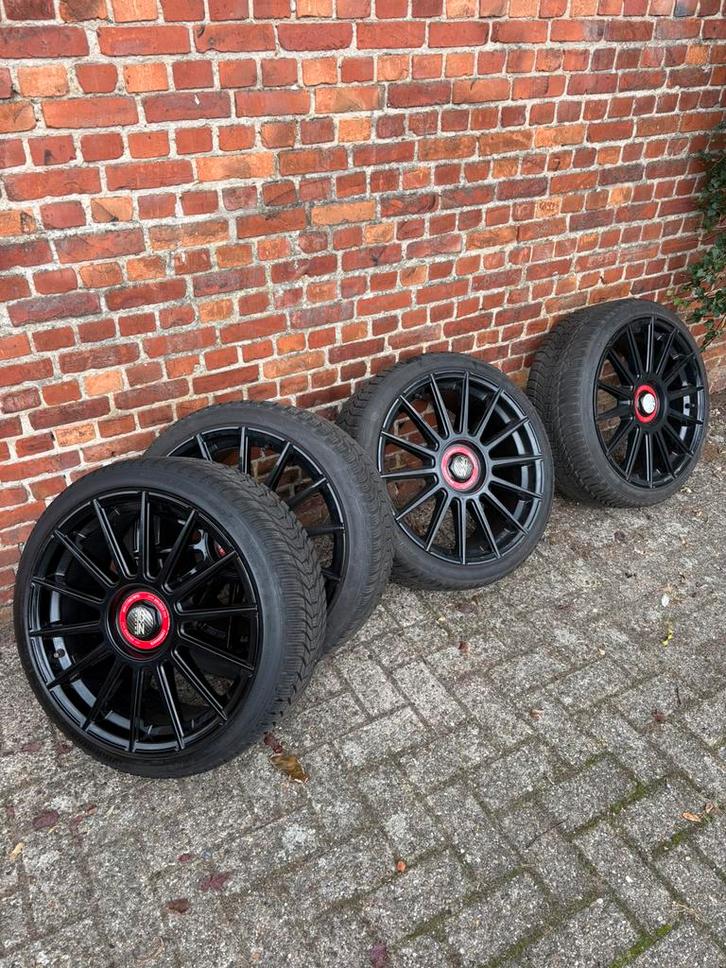 19inch velgen winterbanden vw audi seat mercedes bmw 5x112, Auto-onderdelen, Banden en Velgen, Banden en Velgen, Winterbanden