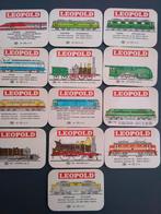 Bieren Leopold , treinen, Verzamelen, Biermerken, Ophalen of Verzenden, Zo goed als nieuw, Viltje(s)