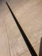 Gordijnroede alu mat zwart 240cm, Huis en Inrichting, Ophalen, Zwart