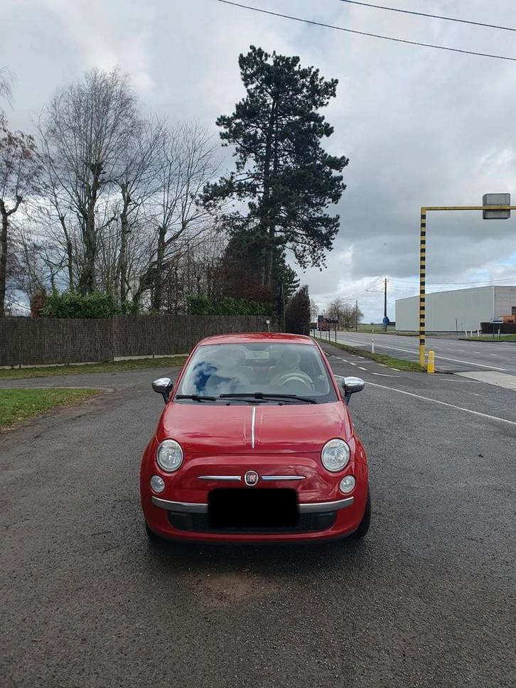 Fiat 500 blanco Gekeurd voor verkoop klaar voor inschrijving, Autos, Fiat, Particulier, ABS, Airbags, Air conditionné, Ordinateur de bord