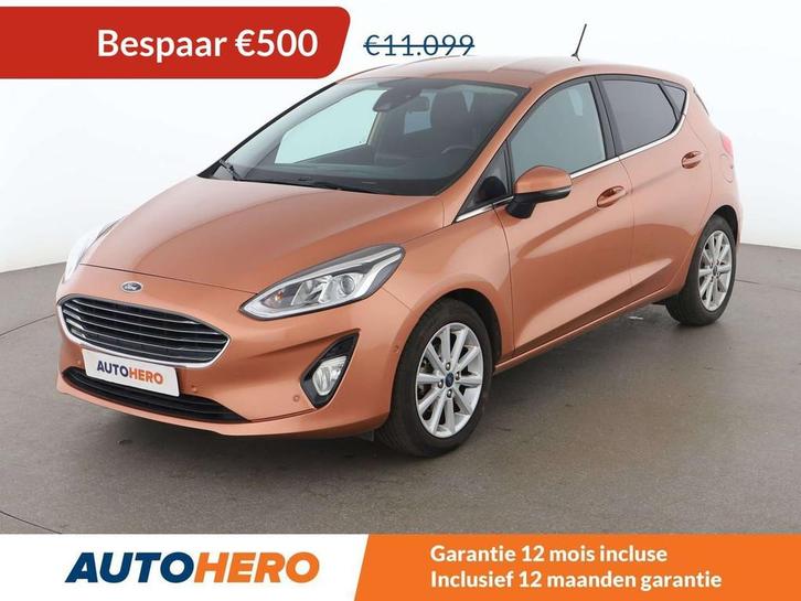 Ford Fiesta 1.0 EcoBoost Titanium (bj 2019), Auto's, Ford, Te koop, Fiësta, ABS, Achteruitrijcamera, Airbags, Airconditioning