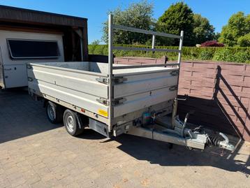 Remorques hapert cobalt ferro tri benne 3500kg, Autos : Divers, Remorques, Enlèvement, Comme neuf