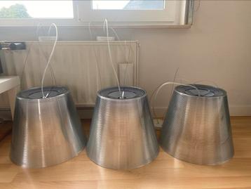 3x Flos KTribe S2 hanglampen – Italiaans design, Enlèvement, Utilisé, Synthétique, Moins de 50 cm