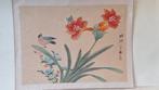 Schilderij op zijde.Chinees. Prijs is per stuk.7 stuks., Ophalen of Verzenden