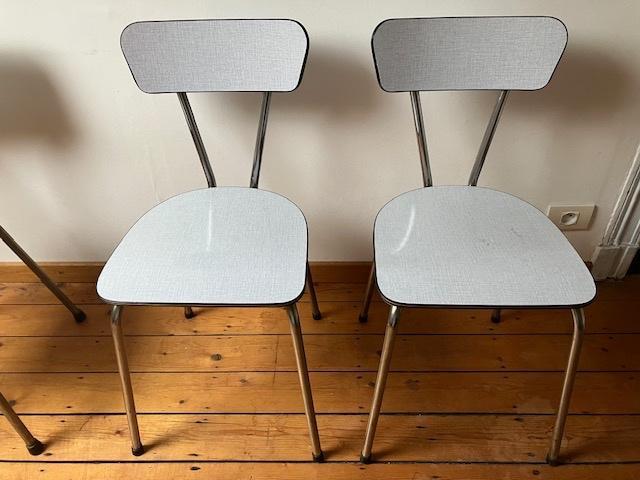 vintage keukenstoel, Huis en Inrichting, Stoelen, Gebruikt, Drie, Ophalen