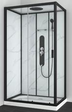 Cabine de Douche Allibert 120x80 CM, Ophalen, Nieuw, Chroom, Douche