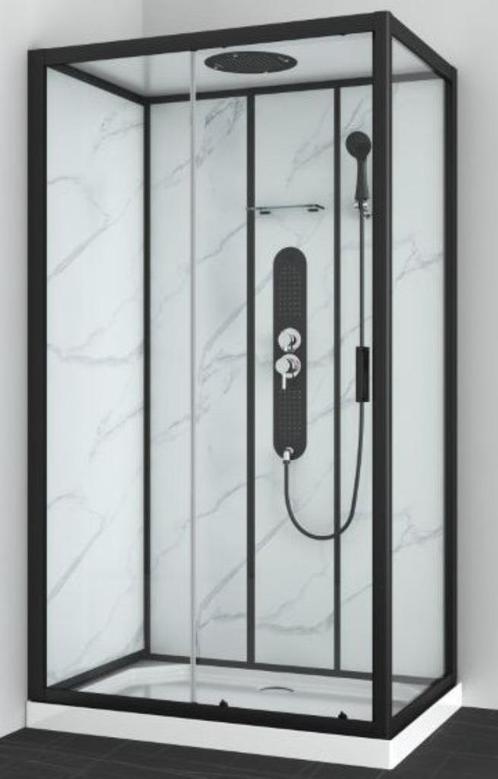 Cabine de Douche Allibert 120x80 CM, Doe-het-zelf en Bouw, Sanitair, Nieuw, Douche, Chroom, Glas, Inox, Ophalen