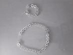 HALSKETTING MET ARMBAND, Ophalen of Verzenden, Nieuw, Zilver, Overige materialen