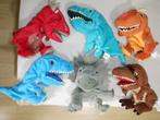 verschillende dino handpoppen Jurassic World - als nieuw, Kinderen en Baby's, Speelgoed | Poppen, Overige typen, Ophalen of Verzenden