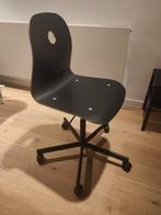 IKEA houten bureaustoel zwart, Ophalen, Zwart, Bureaustoel