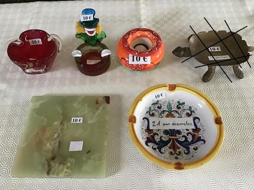 6 speciale asbakken aan slechts 10 euro per stuk, Antiek en Kunst, Curiosa en Brocante, Ophalen of Verzenden