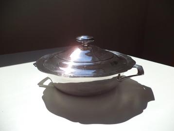 Delheid Sivar 20 silverplate art deco zilver verzilverde kom beschikbaar voor biedingen