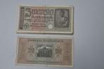 oude duitse bankbiljetten reichmark, Postzegels en Munten, Ophalen, Bankbiljetten